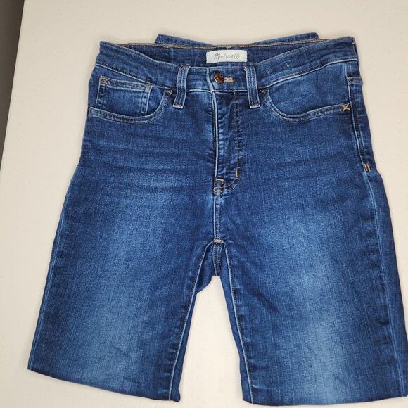 Madewell Blue 9" mid-rise Skinny Jeans, SIZE 28 style L9933 - Picture 7 of 7